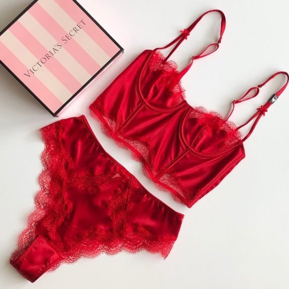 Victoria's Secret Other - 36DD/LARGE Victoria’s Secret red lingerie set